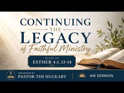 Video thumbnail for Continuing the Legacy of Faithful Ministry