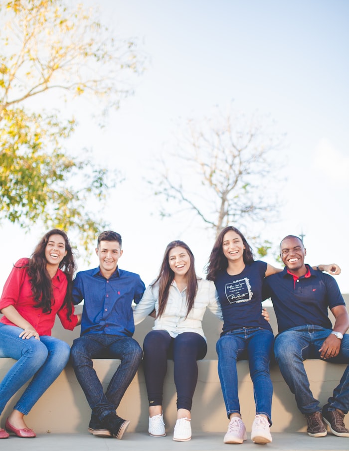 Adults in a Bible study group